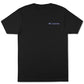 Camiseta gráfica com logotipo da Columbia Corp Masculina, preta