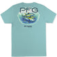 Camiseta Columbia Dean Graphic Masculina Azul Tamanho P