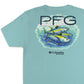 Camiseta Columbia Dean Graphic Masculina Azul Tamanho P