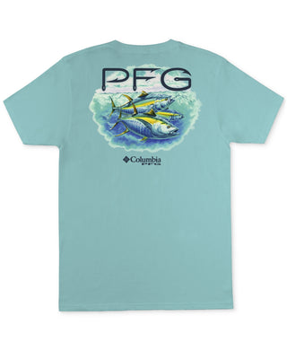 Camiseta Columbia Dean Graphic Masculina Azul Tamanho Médio