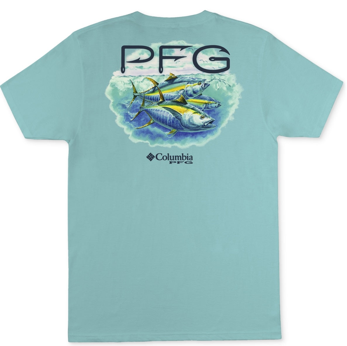Camiseta Columbia Dean Graphic Masculina Azul Tamanho Grande