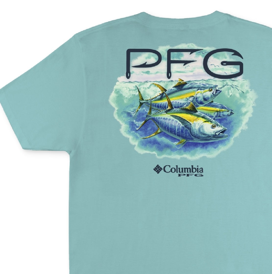 Camiseta Columbia Dean Graphic Masculina Azul Tamanho Grande