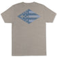 Camiseta Columbia Status Graphic Masculina Cinza Tamanho P