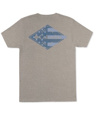 Camiseta Columbia Status Graphic Masculina Cinza Tamanho P