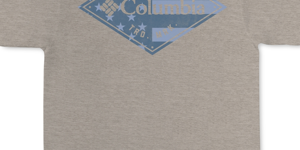 Camiseta Columbia Status Graphic Masculina Cinza Tamanho P