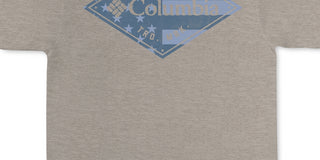 Camiseta Columbia Status Graphic Masculina Cinza Tamanho P