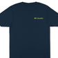 Camiseta gráfica masculina Columbia azul tamanho médio