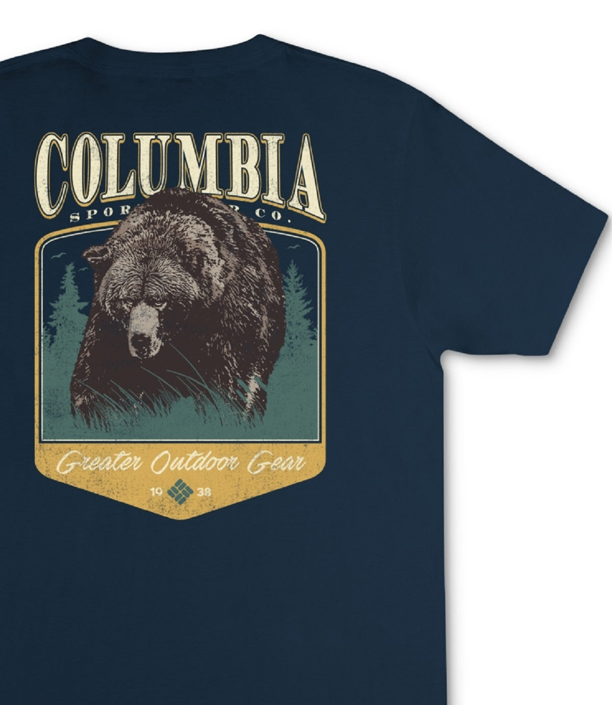 Camiseta Columbia Masculina Fever Graphic Azul Tamanho XXG