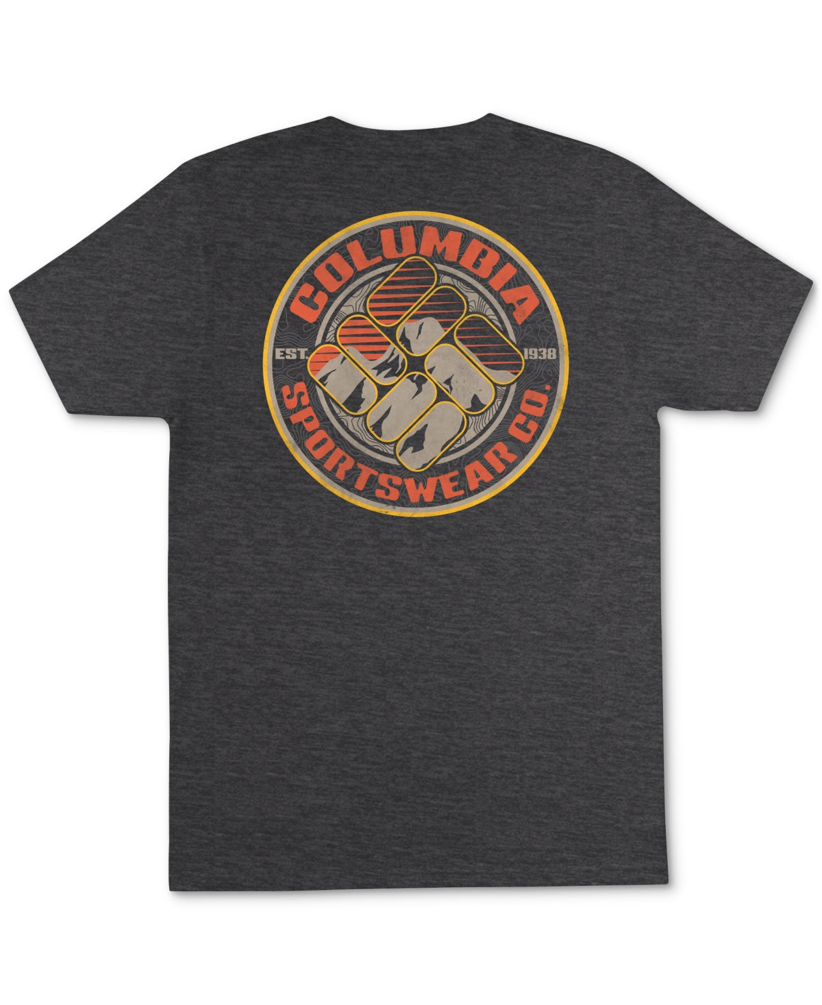 Camiseta Columbia Concord Graphic Masculina Cinza Tamanho P