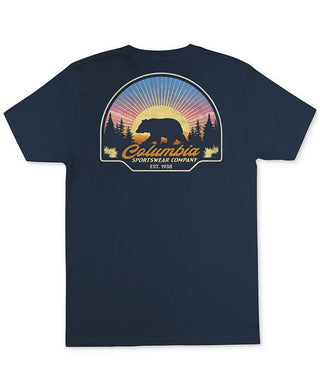 Camiseta Columbia Kujo Graphic Masculina Azul Tamanho P