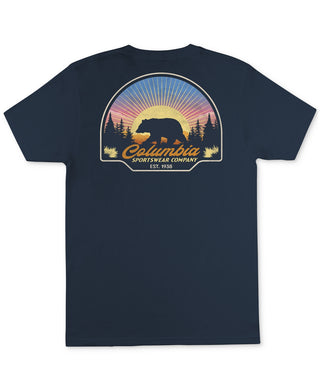 Camiseta Columbia Kujo Graphic Masculina Azul Tamanho XXG