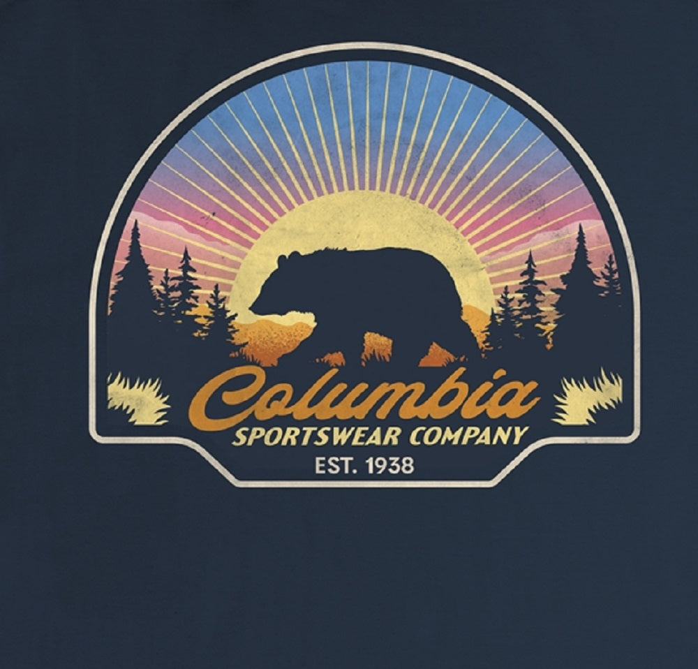 Camiseta Columbia Kujo Graphic Masculina Azul Tamanho XXG