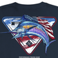 Camiseta Columbia PFG Manga Curta Masculina Azul