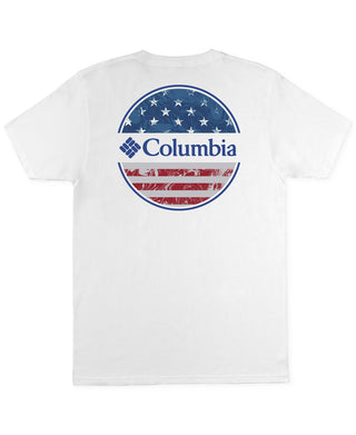 Camiseta Columbia Actuate Graphic Masculina Branca Tamanho Grande