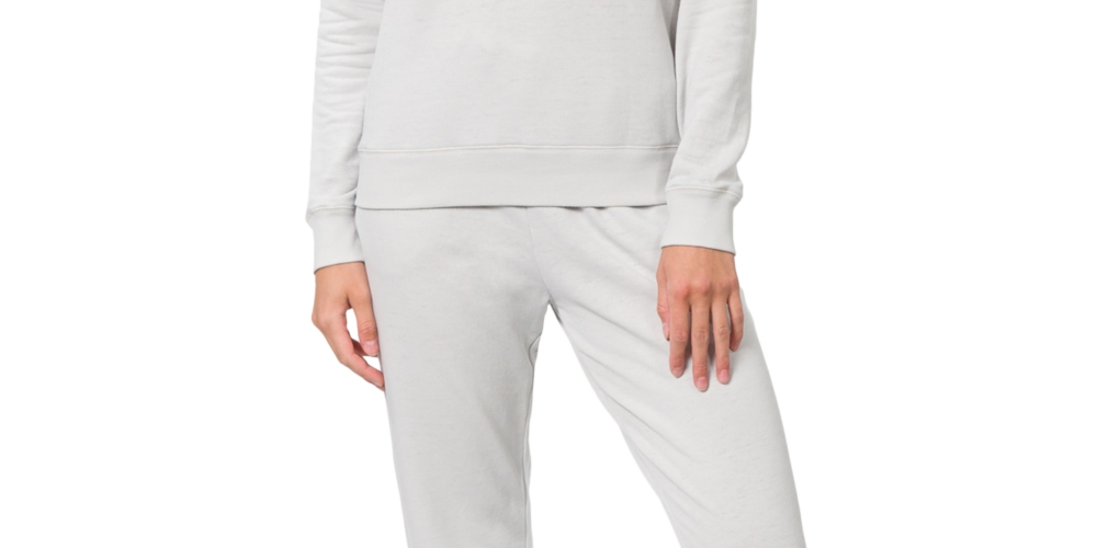 Calça de moletom Hurley Junior Wavez Burnout Fleece de cintura alta, cinza, tamanho pequeno