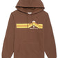 Bass Outdoor Calwood Retro Logo Fleece Hoodie Masculino Marrom