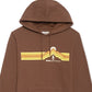 Bass Outdoor Calwood Retro Logo Fleece Hoodie Masculino Marrom