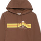 Bass Outdoor Calwood Retro Logo Fleece Hoodie Masculino Marrom