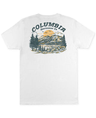Camiseta Columbia Scenic Mountain Graphic Masculina Branca Tamanho X-G