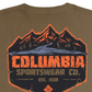 Camiseta Columbia Journey Mountain Logo Graphic Masculina Marrom Tamanho P