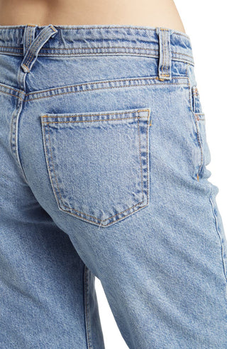 Calça Jeans Shelby Boyfriend Feminina Free People Azul Tamanho 31