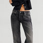 Calça Jeans Shelby Boyfriend Feminina Free People Preta Tamanho 25