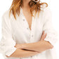 Camisa túnica feminina Summer Daydream da Free People, branca, tamanho pequeno
