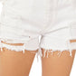 Shorts Maggie Distressed Feminino Free People Branco Tamanho 29
