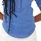 Calça Henley Feminina On The Run Algodão Blend Azul Tamanho Médio