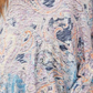 Camiseta feminina Free People Making Circles Paisley de algodão e modal, tamanho X-S