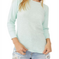 Camiseta feminina Batter Up Cotton da Free People, verde, tamanho pequeno