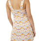 Vestido curto floral Sasha feminino Free People, branco, tamanho médio