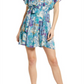 Vestido curto Freddy com amarração na cintura, tamanho grande, azul, para mulheres, Free People
