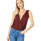 Body Coruja Noturna Free People em Noz-moscada Tamanho P