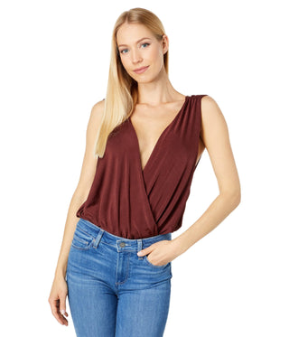 Body Coruja Noturna Free People em Noz-moscada Tamanho P