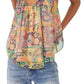 Regata Halter com Estampa de Morango Feminina Free People Verde Tamanho X-S
