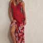 Vestido longo floral Get To You da Free People para mulheres, tamanho X-S