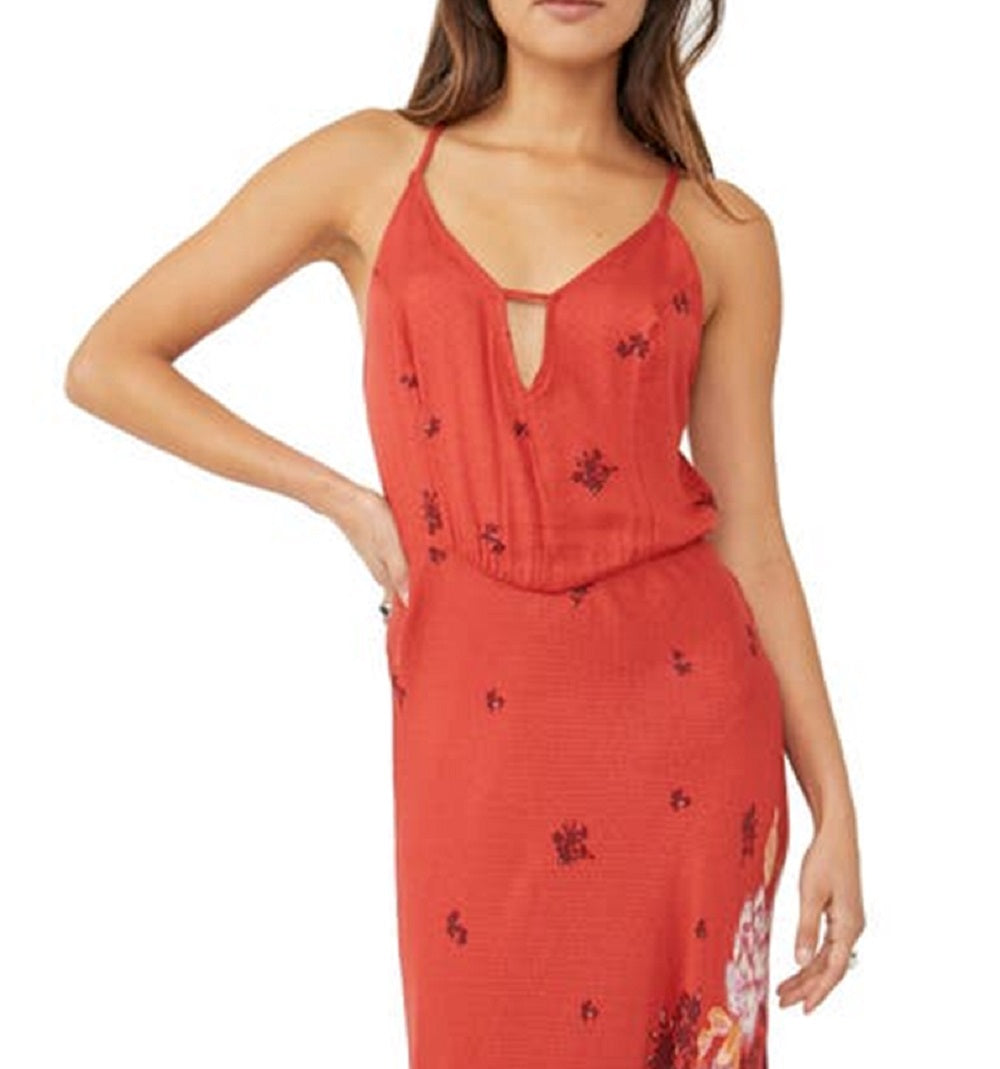 Vestido longo floral Get To You da Free People para mulheres, tamanho X-G