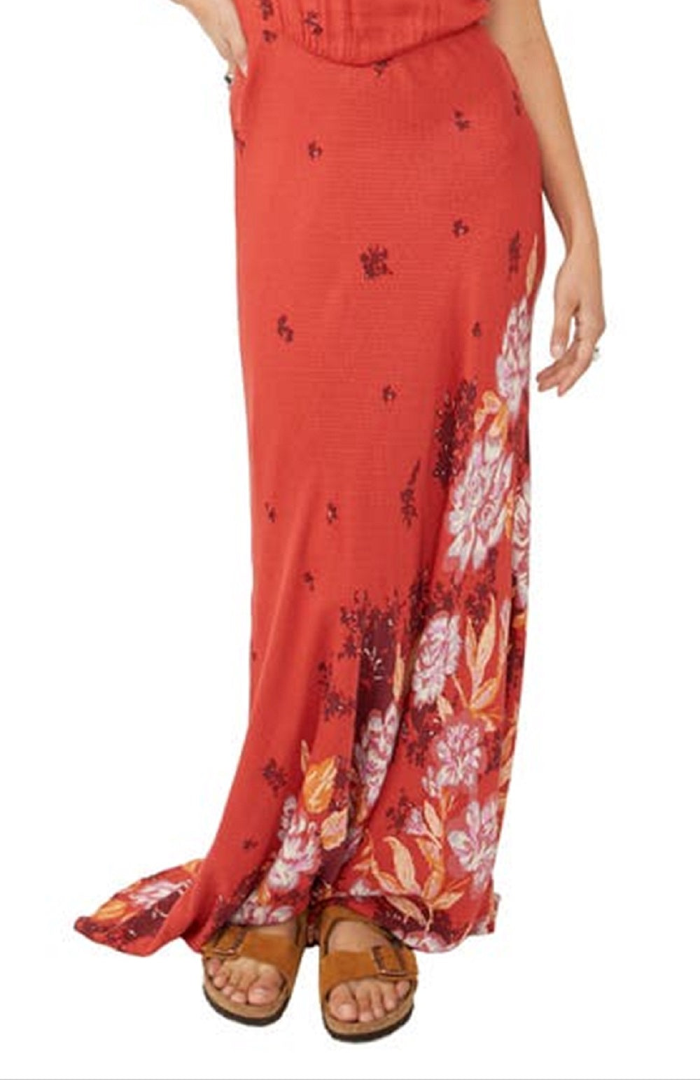 Vestido longo floral Get To You da Free People para mulheres, tamanho X-G