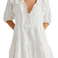 Vestido curto xadrez Elora Tonal Windowpane da Free People para mulheres, tamanho XS