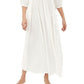 Vestido longo Wedgewood feminino Free People, branco, tamanho pequeno