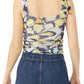 Camiseta regata feminina Avenue Print da Free People, verde, tamanho médio
