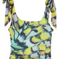 Camiseta regata feminina Avenue Print da Free People, verde, tamanho médio