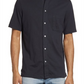 Camisa de malha de algodão preta com botões, tamanho grande, da marca Good Man