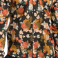 Camisa elástica masculina Good Man Brand On-Point com botões, estampa floral toscana preta, tamanho extragrande