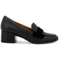 Kenneth Cole Ella Slip On Loafer Flats Feminino Preto Tamanho 9,5
