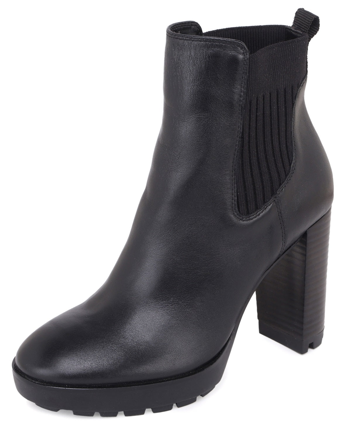 Bota feminina Kenneth Cole Junne Lug Sole preta tamanho 8,5
