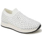 Tênis Kenneth Cole Reaction Cameron Jewel Joggers Feminino Branco Tamanho 7,5