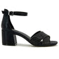 Vestido feminino Kenneth Cole Reaction Mix X Band, preto, tamanho 6,5