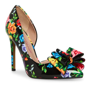 Betsey Johnson Scarpin Feminino Salto Agulha Preto Tamanho 10 M